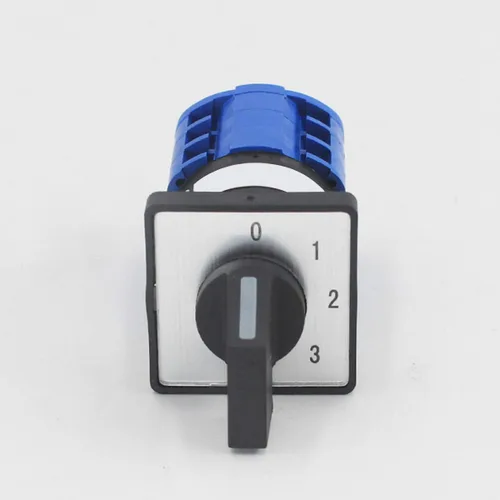 Miniatura 4 de Interruptor selector de cambio universal, interruptor de transferencia de potencia, 4 posiciones 12 terminales, LW26-10/3 0-3 380V 10A Motor
