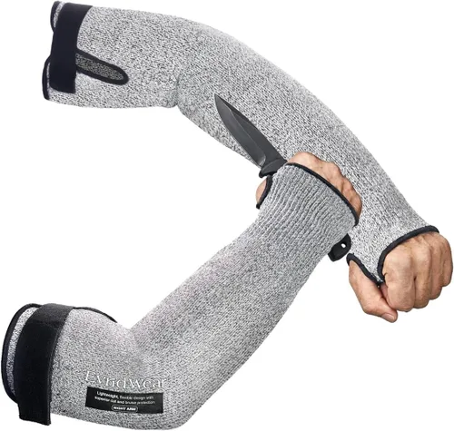 Evridwear Mangas protectoras resistentes al corte Mangas de jardinería Protectores de brazo para piel fina y moretones Agricultura, industrial
