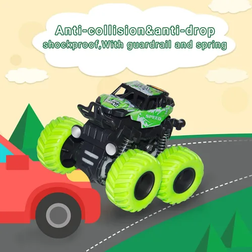 Miniatura 6 de LONANDY Monster Truck Juguetes para niños de 4 a 7 años – Juguetes de coche de fricción para niños pequeños de 3, 4, 5, 6 años, auto de juguete Push