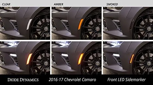 Miniatura 4 de Diode Dynamics Marcadores laterales LED ámbar/rojo compatible con Chevrolet Camaro 2016-2024