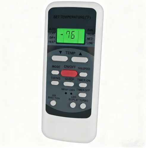Mando a distancia de CA de repuesto para Midea RG51M5/(C) EU, para Milexus RG51M5/UE, para TGM RG51M5/UE AC aire acondicionado mando a distancia