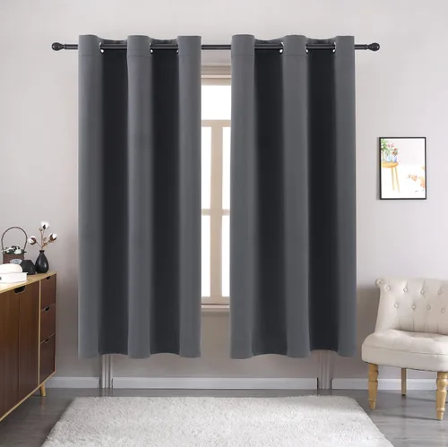 Miniatura 52 de Pickluc Cortinas Opacas Azul Marino para Sala de Estar, Cortinas Bloqueadoras de Luz con Ojales, Aislamiento Térmico, Reducción de Ruido, 52 Azul