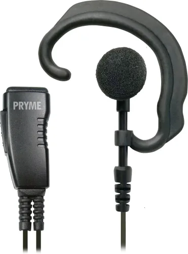 Miniatura 2 de PRYME® SPM-303eBF - Micrófono de solapa de la serie Responder con auriculares con gancho suave (compatible con moto)