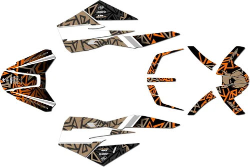 Miniatura 6 de Kit de gráficos para KTM Duke 790 (2018+) Serie Fatality Cyan 21 Mil – Adhesivos para motocicleta Dirt Pit Bike Motocicleta, Adhesivos de Motocross