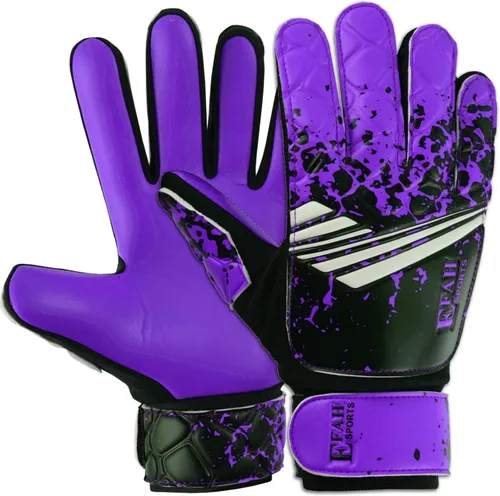 Miniatura 10 de Guantes de portero de fútbol para niños y jóvenes, guantes de portero de fútbol con agarres fuertes Rojo