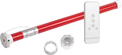 Miniatura 10 de Rollerhouse - Motor de persiana enrollable de 1.75"/45mm con batería y control remoto para persianas enrollables solares para ventanas