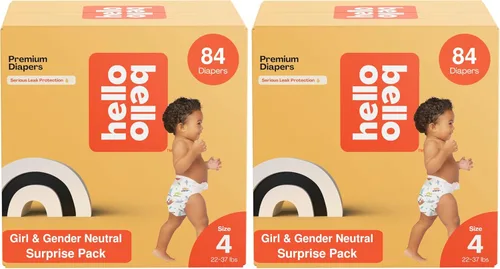 Miniatura 21 de Hello Bello Pañales Premium, Talla 3 (14-24 libras) Paquete Sorpresa para Niñas - 100 Unidades, Hipoalergénicos con Tacto Suave Similar a la Tela