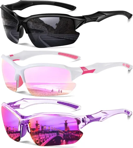 Miniatura 18 de Sports Polarized Sunglasses for Men Cycling Running Fishing UV Protection Sun Glasses Lightweight Half Frame Goggles