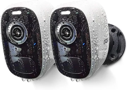 Miniatura 9 de Cámaras de seguridad magnéticas inalámbricas para exteriores – Cámara WiFi alimentada por batería para el hogar, video 2K, visión nocturna a