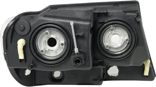 Miniatura 6 de DNA MOTORING HL-OH-JGC99-BK-CL1 - Repuesto de montaje de faros delanteros color negro transparente compatible con Jeep Grand Cherokee 99-04