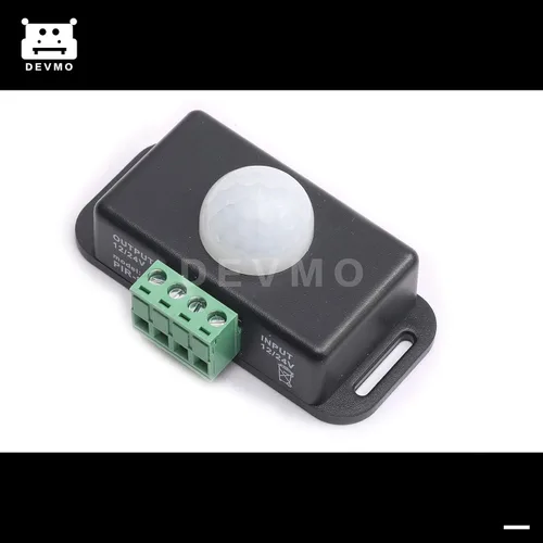 Miniatura 2 de DEVMO Interruptor automático del sensor de movimiento PIR infrarrojo DC 12V-24V 8A para la luz LED elegante