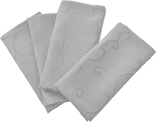 Miniatura 27 de Marina Decoration Mantel jacquard impermeable grueso elegante con ramas de damasco sólido de alta calidad, decorativo para el hogar, cocina, Crema
