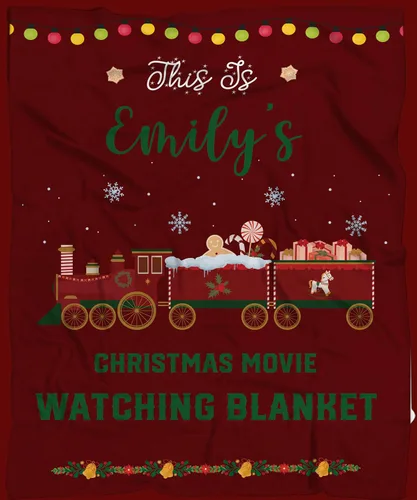 Manta roja de Navidad – This is My Christmas Movie Watching Blanket | Mantas de Navidad para niños – Manta de película de camión rojo, manta de