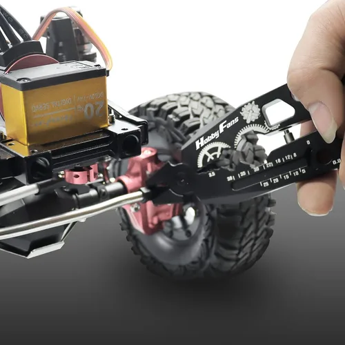 Miniatura 4 de Alicates de amortiguador de metal, abrazadera de bola de varilla y llave de rótula, juego combinado de herramientas RC multifunción para 1/8 1/10 RC