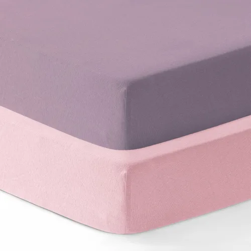 Miniatura 11 de Dreamology Sábanas de cuna estándar 100% algodón para niños y niñas, sábanas bajeras de algodón para cuna, para niñas, niños y camas de niños