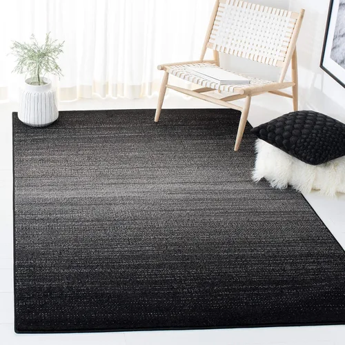 Miniatura 22 de SAFAVIEH Adirondack Collection - Alfombra decorativa, 2 pies 6 pulgadas x 4 pies, color negro y gris, diseño moderno, no desprende pelusa y de fácil