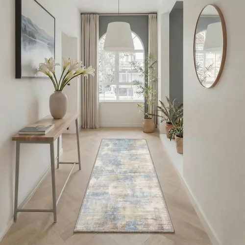 Miniatura 95 de BEIMO Alfombra de pasillo para cocina, alfombra lavable a máquina de 2 x 5 para entrada, alfombras modernas y abstractas suaves, cubierta de piso