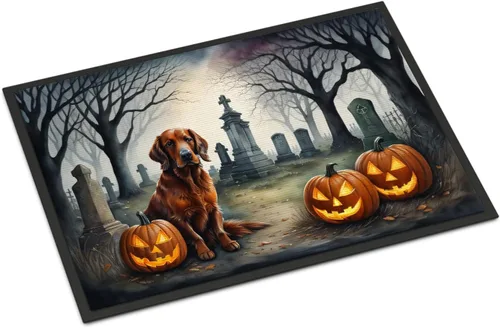 Miniatura 56 de Caroline's Treasures DAC2011MAT - Felpudo de Halloween espeluznante con diseño de Beagle, de 18 x 27 pulgadas, para interiores y exteriores