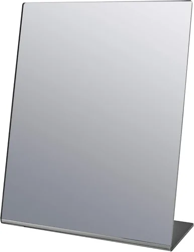 Marketing Holders Espejo acrílico de 8 x 10 pulgadas con parte trasera inclinada, soporte de Lucite portátil independiente para joyería minorista,