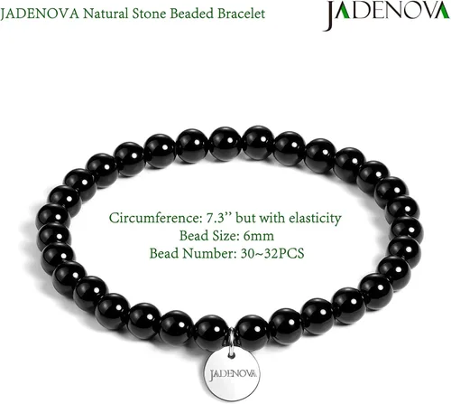 Miniatura 4 de JADENOVA - Brazalete de piedras de yoga para parejas