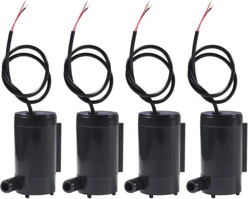 4 unids mini bomba de agua DC 3V 5V 120L/H bajo ruido motor bomba micro sumergible mini bomba de agua peceras fuente acuario motor sin escobillas