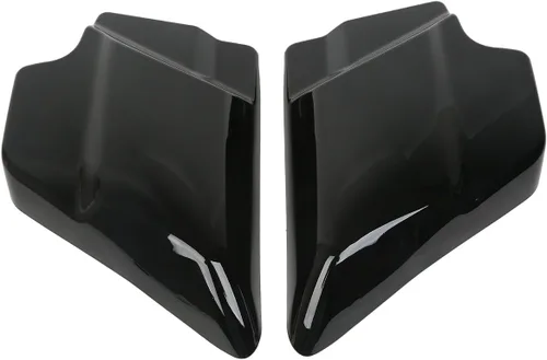 Miniatura 2 de XMT-MOTO - Par de paneles de cubierta lateral de batería para Harley Touring Road King Street Glide Electra Glide 2009 y posterior, negro brillante