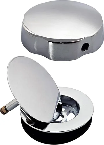 Miniatura 29 de Westbrass D50TE-12A - Moldura de repuesto estándar de 1-1/2 pulgadas para ensamblajes de desagüe de baño de accionamiento por cable, bronce antiguo