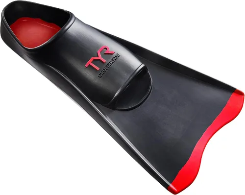 Miniatura 8 de TYR Crossblade Fins 2.0 - Aletas de natación de goma natural duraderas de hoja corta para entrenamiento de fuerza, velocidad y resistencia de piernas