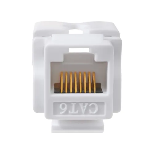 Miniatura 6 de TENINYU Paquete de 10 conectores RJ45 Keystone Jack 568A/568B, adaptador Keystone compatible con conector Cat 6/5e/5, conector Keystone Cat6