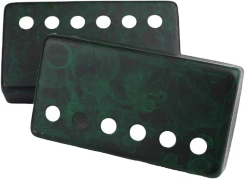 Miniatura 5 de Guyker Funda para pastilla Humbucker (espaciado de polos de 50mm/52mm) – Juego de piezas de repuesto para puente de cuproníquel y marco de pastillas