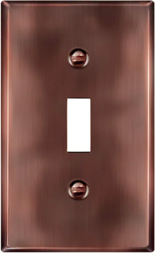 Miniatura 31 de ENERLITES Placa de Pared Metálica para Interruptor de Luz de Palanca, Acero Inoxidable 201, Resistente a la Corrosión, Tamaño Estándar 1-Gang 4.50