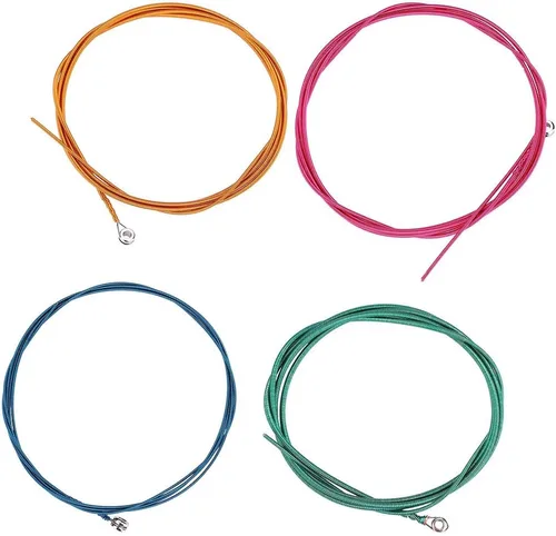 Miniatura 3 de Cuerdas de bajo colorido de 4 cuerdas, 4 cuerdas de bajo eléctrico