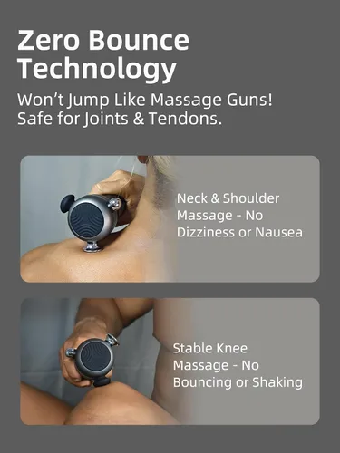 Miniatura 6 de NHO Pistola de masaje, masajeador de terapia para cuello, espalda, mano, brazo y pies alivio del dolor, masajeador de cuello, pistola de liberación