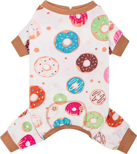 Miniatura 18 de KYEESE - Pijamas de terciopelo para perros y mascotas, ropa suave, abrigo para perros pequeños, mameluco cómodo y elástico, disfraz