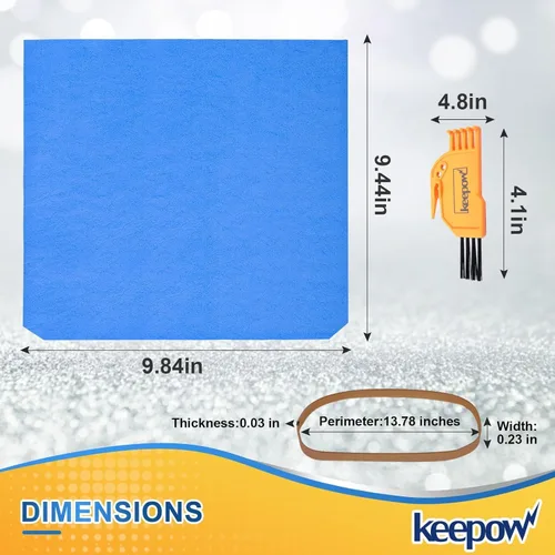 Miniatura 6 de KEEPOW Compra filtros de aspiradora para Stanley, filtros reutilizables SL18129 compatibles con aspiradoras Stanley de 1 a 6 galones, parte #