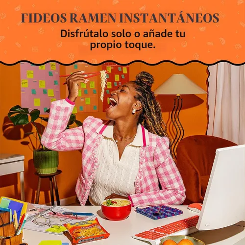 Miniatura 5 de Maruchan Ramen Fideos instantáneos sabor a pollo, comidas listas para comer, 3 oz, 24