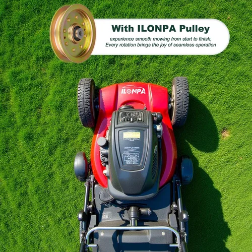 Miniatura 4 de ILONPA 1 paquete 756-04129 polea tensora 956-04129 753-08171 para Cub Cadet LT1050 LT1045 LTX1040 LTX1046 LTX1045 LTX1050 RZT50 Tractor de césped