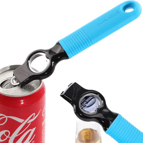 Miniatura 11 de Paquete de 2 abridores magnéticos de botellas de cerveza y abridor de latas de refrescos, abridor de botellas 2 en 1 y herramienta abridor
