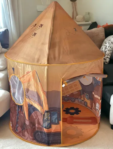 Miniatura 4 de Casa de juegos para niños y niñas, tienda de campaña para niños pequeños, regalo de juguete portátil desplegable, para interiores y exteriores, cama