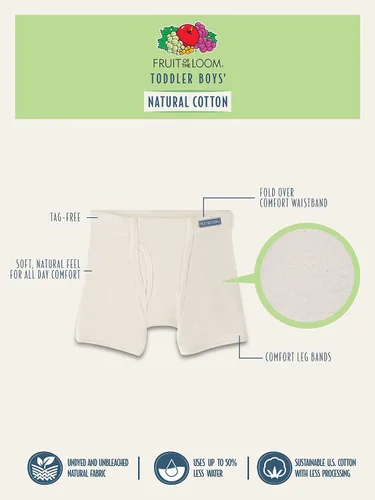 Miniatura 2 de Fruit of the Loom - Calzoncillos tipo bóxer de algodón para niño