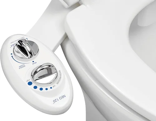 Miniatura 2 de LUXE Bidet NEO 120 - Boquilla autolimpiante, accesorio de bidé no eléctrico de agua dulce y NEO 185 - Autolimpiante, boquilla doble, accesorio