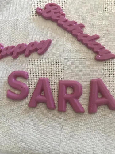 Miniatura 4 de CANDISLE Moldes de dulces de chocolate con letras
