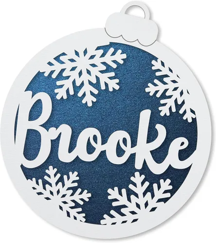 Miniatura 6 de Bolas de madera para árboles, regalos personalizados, adorno de Navidad, decoración de Navidad, regalos familiares, regalos de adorno de vacaciones