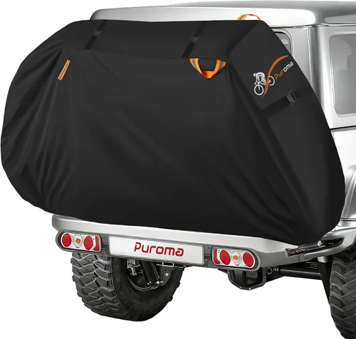 Miniatura 12 de Puroma Funda para Motocicleta de Servicio Pesado, Funda para Scooter Impermeable para Exteriores, Protección Universal de Calidad para Todas