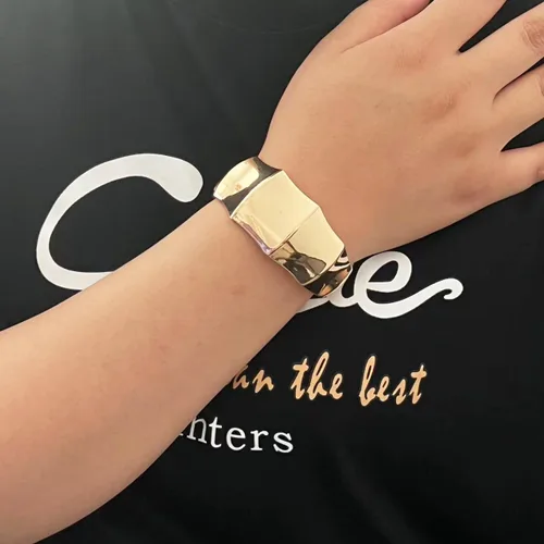 Miniatura 6 de INENIMARTJ Pulseras de oro para mujer, pulseras gruesas de oro, pulseras envolventes de oro