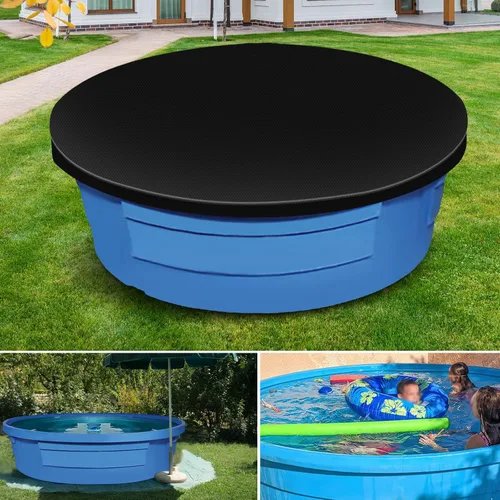 Miniatura 7 de Protector redondo de plástico Oxford para piscina de 6 pies, forro impermeable, 6 pies x 12 pulgadas