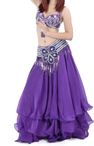 Miniatura 3 de Falda de gasa tribal para danza del vientre, para Halloween