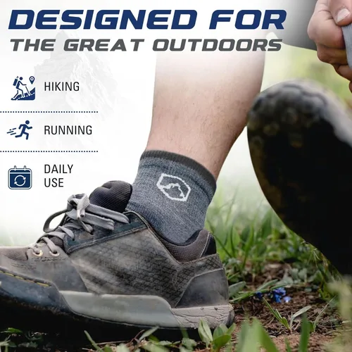 Miniatura 3 de CloudLine - Merino Wool Socks for Men & Women, Wool Running Socks - Light Cushion, Breathable, Moisture Wicking - Made in USA
