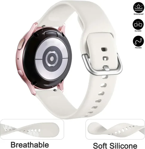 Miniatura 5 de Lerobo - Bandas compatibles con Samsung Galaxy Watch Active/Active 2 de 1.57 y 1.73 pulgadas/Galaxy Watch 1.65 pulgadas. Correa de reloj
