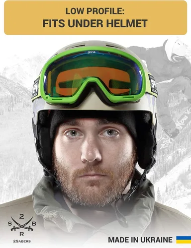 Miniatura 5 de 2SBR 2SABERS Gorro de invierno cálido de forro polar para hombre, gorro táctico militar del ejército